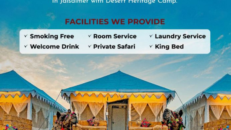 Deluxe Tent in Jaisalmer | Desert Heritage Camp & Resort