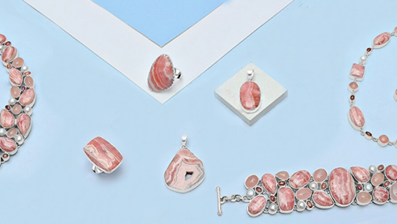Rhodochrosite Jewelry For A Coronary Heart-centered Style