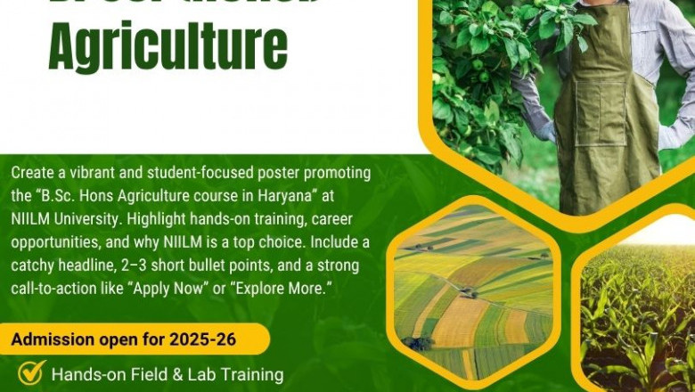 Empower Your Future with the B.Sc. Hons Agriculture Course in Haryana at NIILM University